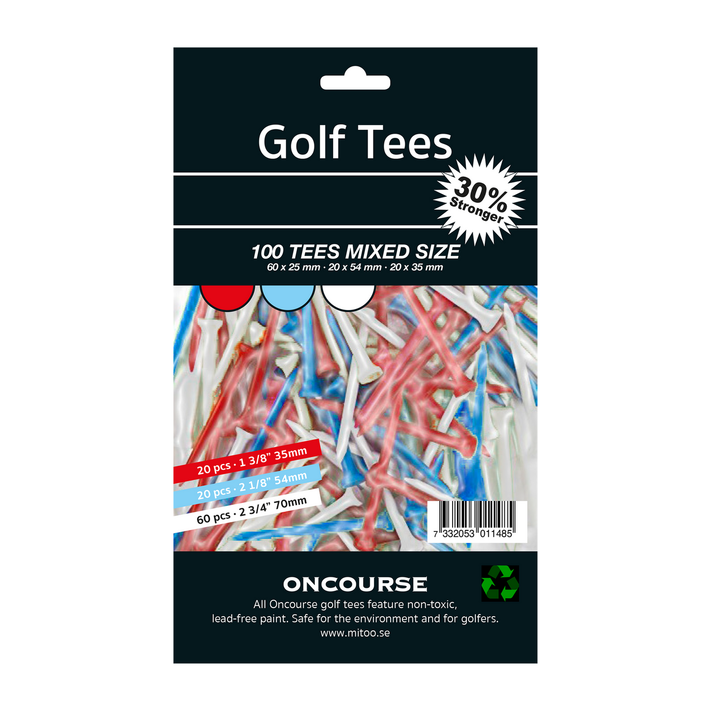 TRÄ PEGGAR 35mm/54mm/70mm - 100 st