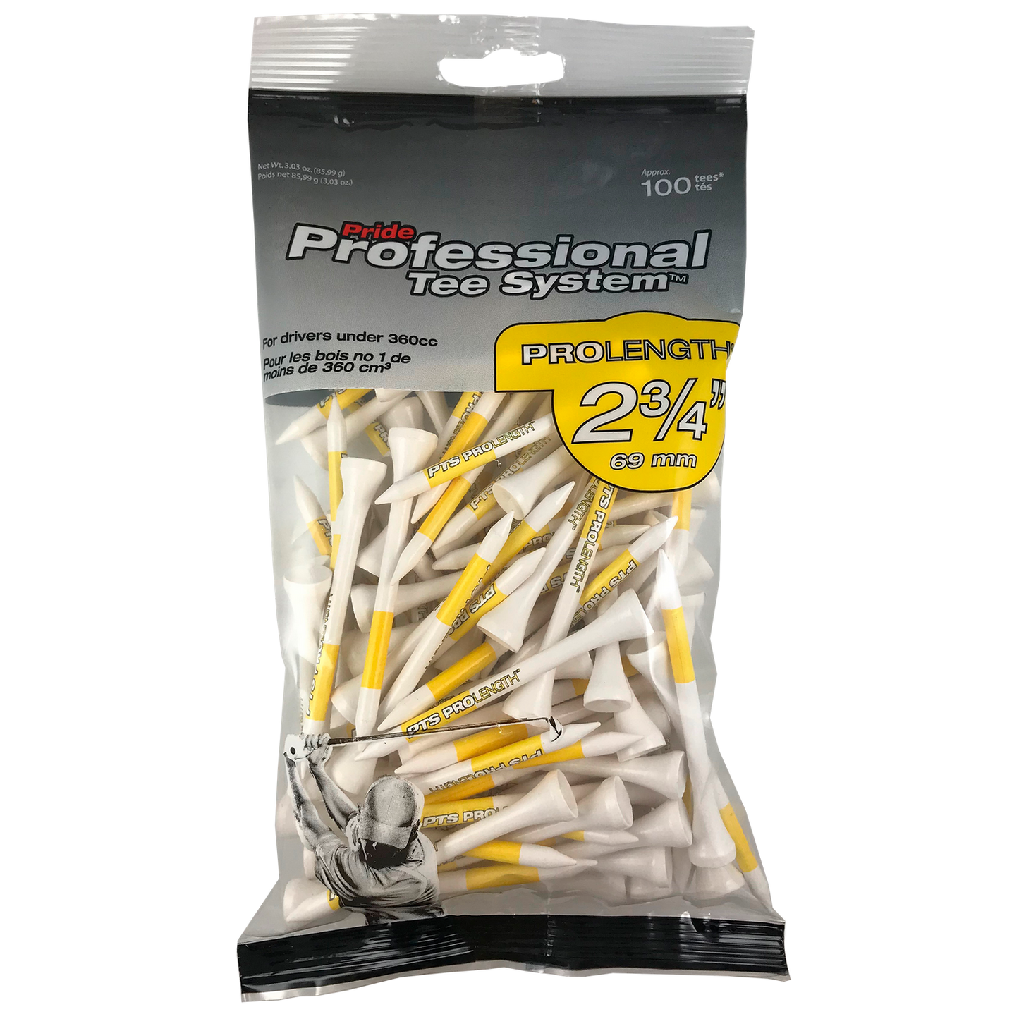 PRIDE PTS RÖD - 54 mm (2 1/8) 100-pack