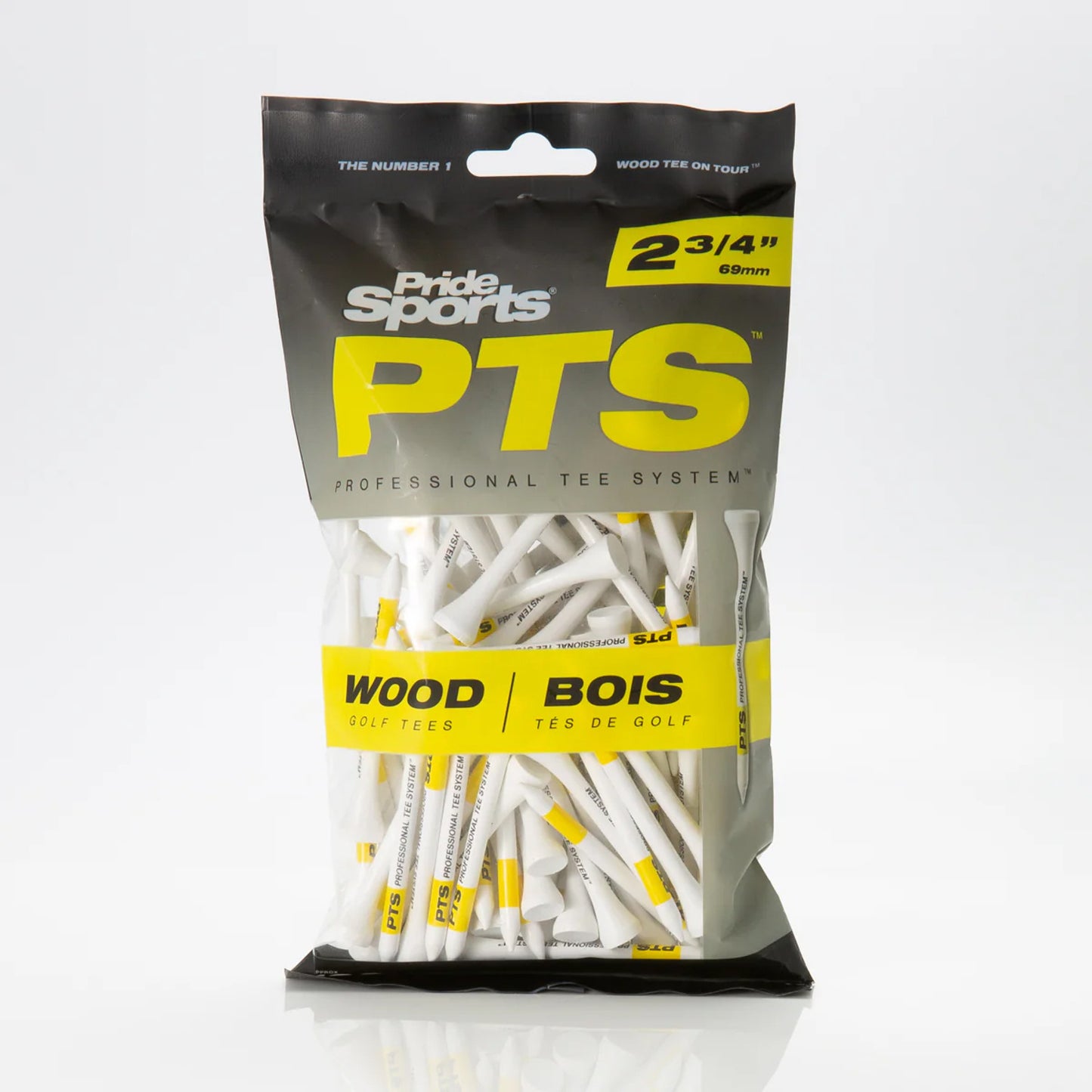 PRIDE PTS YELLOW - 69mm (2 3/4) 100-pack