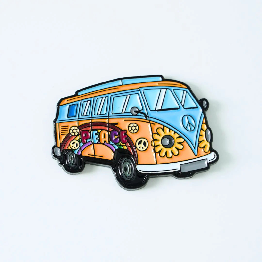 MARKER BUTTON HIPPIE VAN