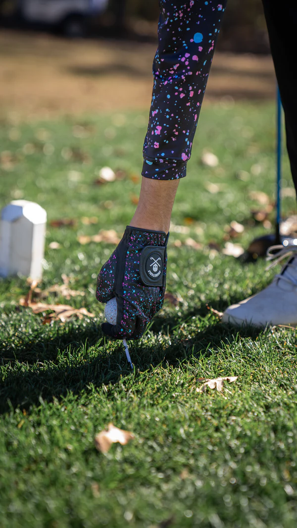 SVART FÄRGSTÄNK GOLFHANDSKE