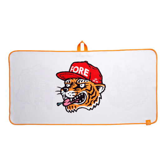 FORE TIGER GOLF TOWEL