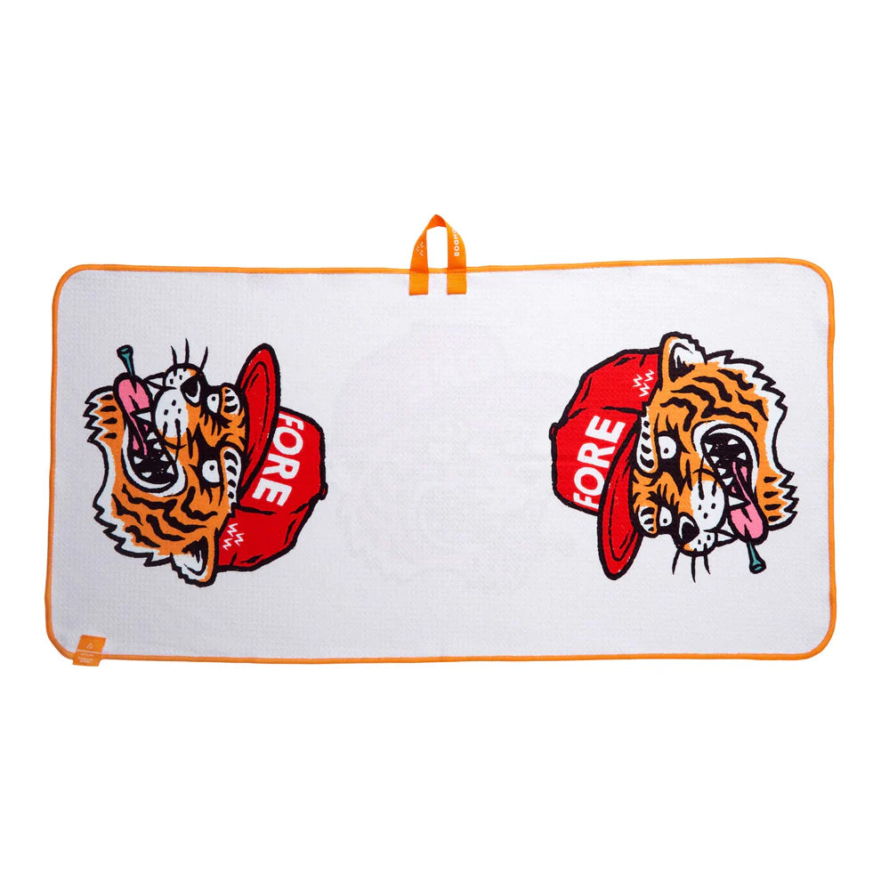 FORE TIGER GOLF TOWEL