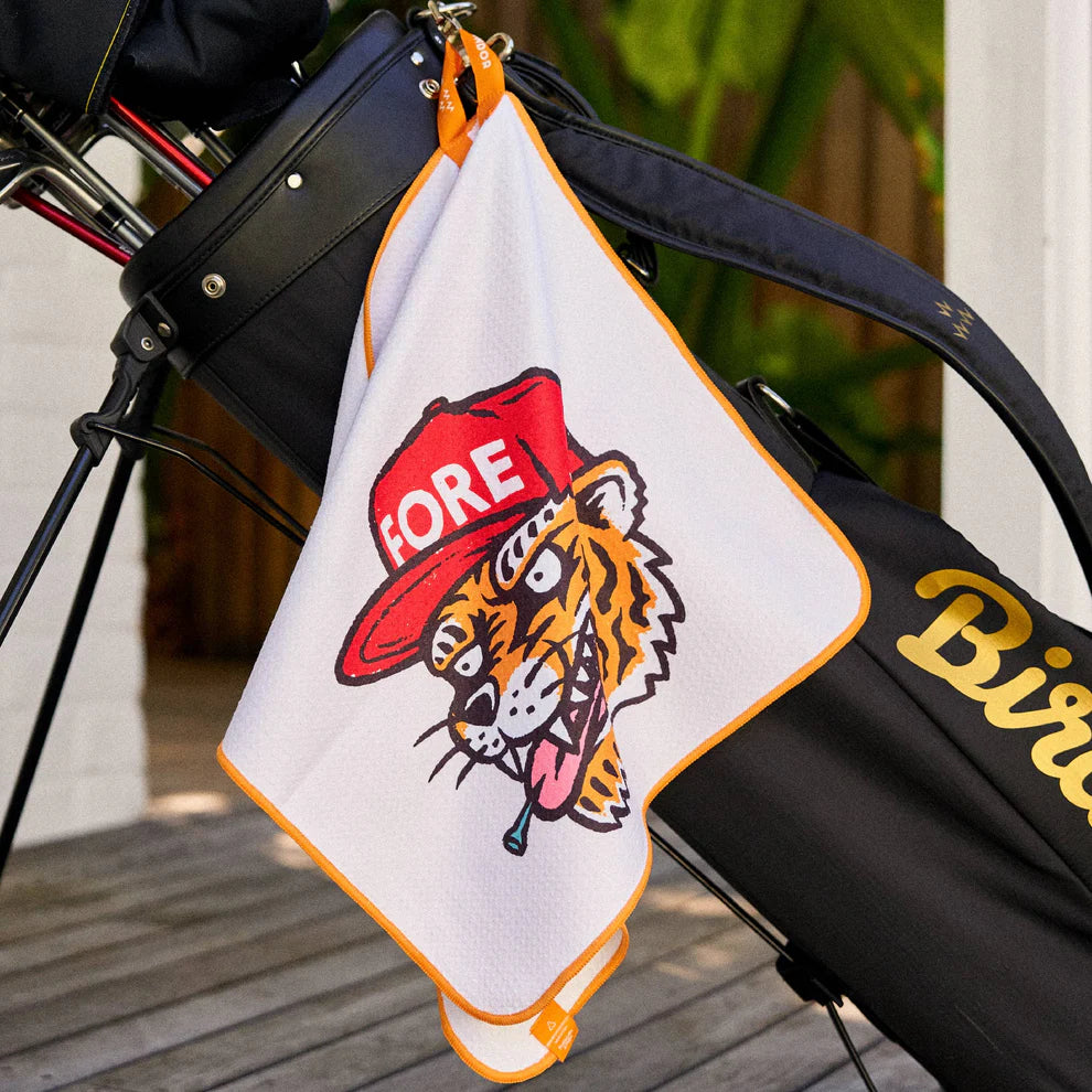FORE TIGER GOLF TOWEL