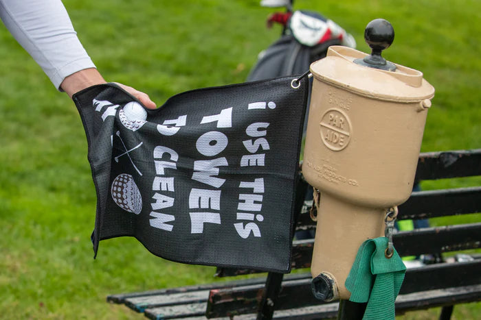 CLEAN MY BALLS GOLF TOWEL