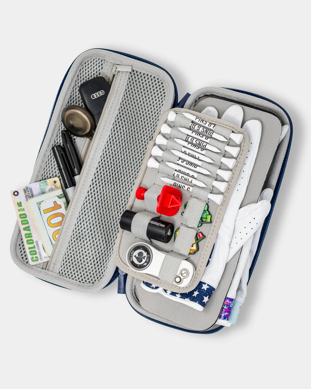 GOLFHANDSKE & ACCESSOAR CADDY - GRÅ