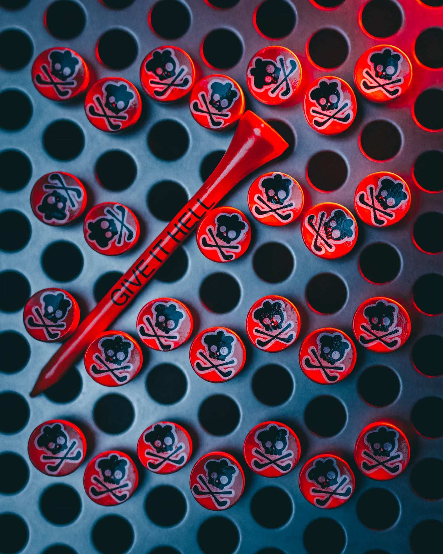 HFL GOLF TEES - RED X100