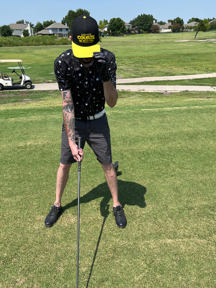 MAY THE COURSE BE WITH YOU CAPS