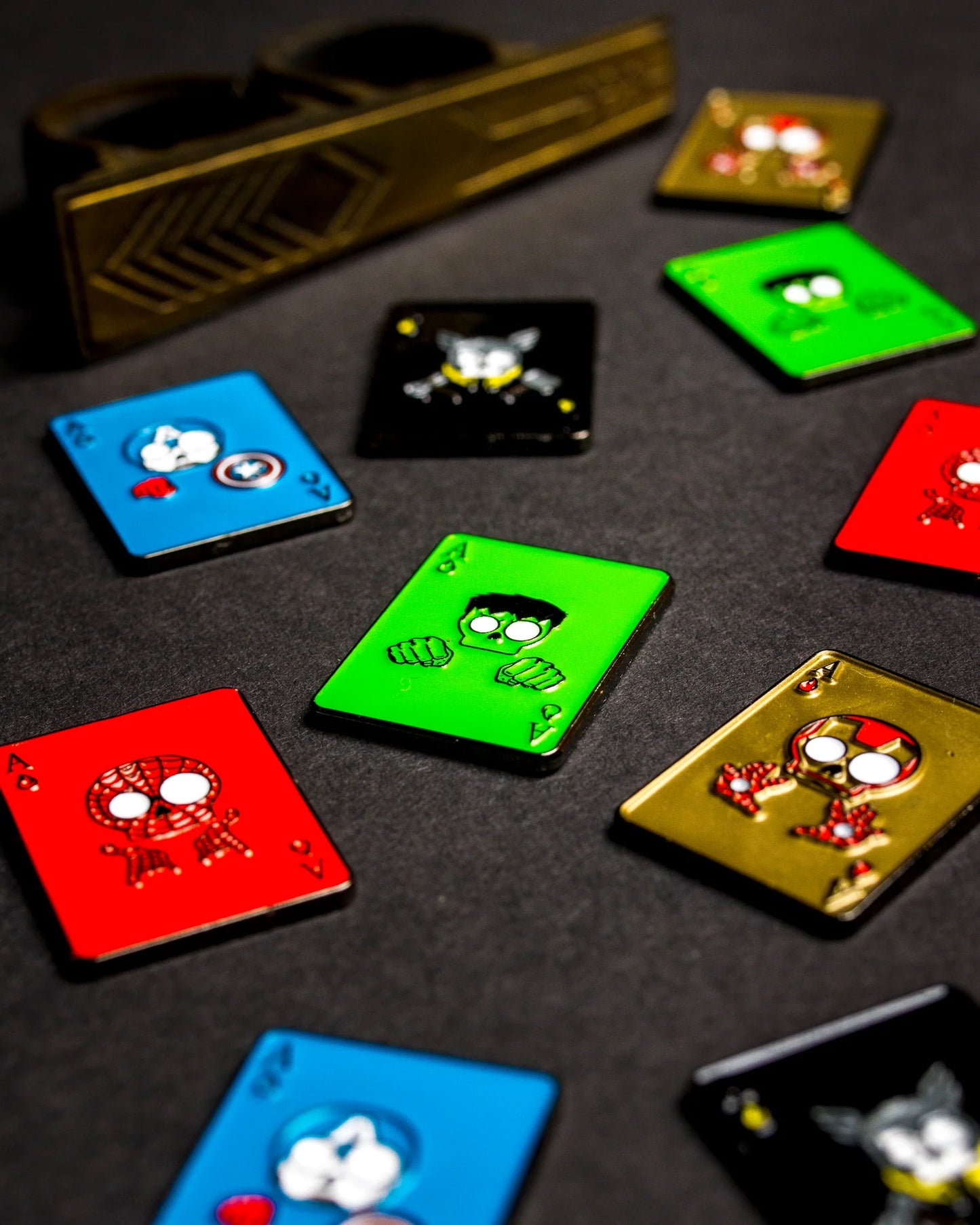 SUPER-SKULLY PLAYING CARD BALL MARKER SET - PHASE 1