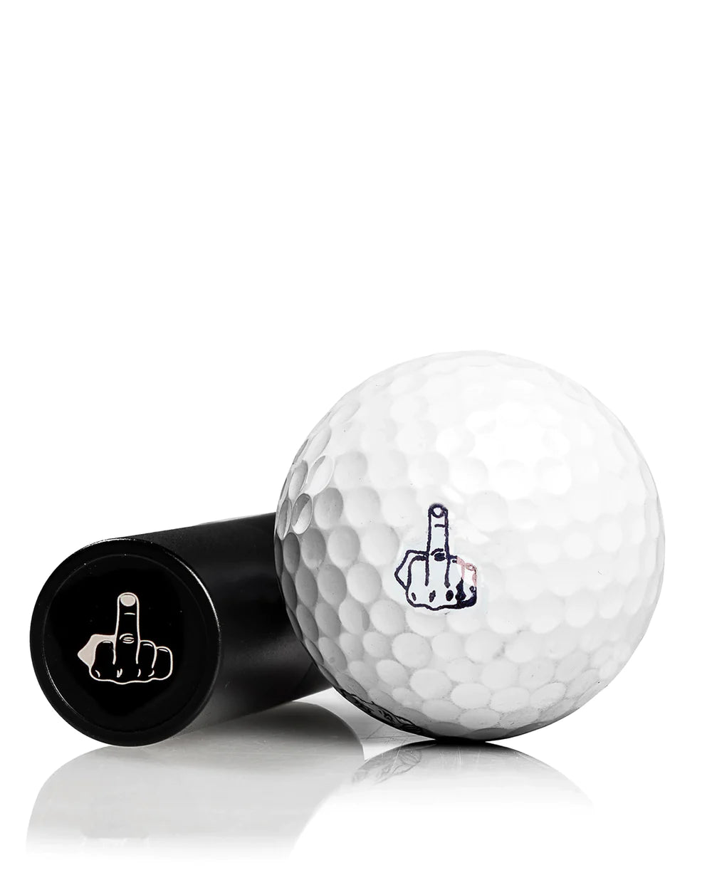MIDDLE FINGER GOLFBOLLSTÄMPEL
