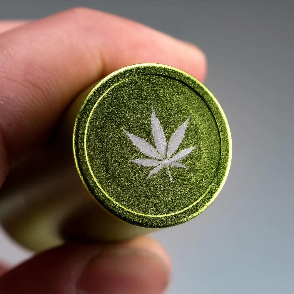 POT LEAF GOLF BALL STAMP