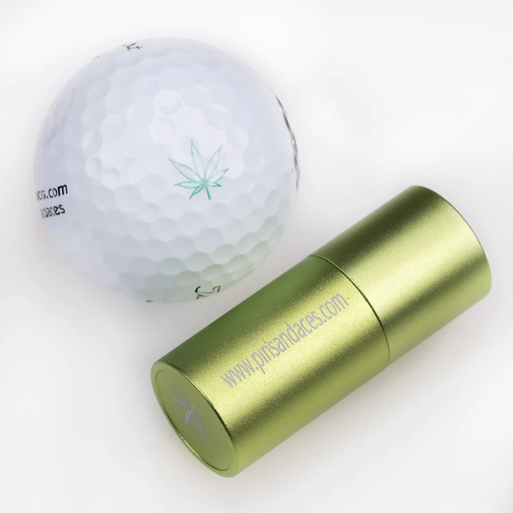 POT LEAF GOLF BALL STAMP