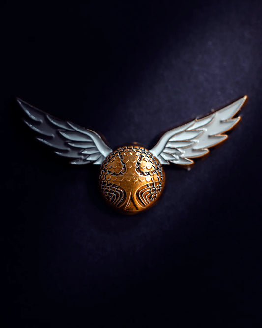 GYLLENE GOLFING SNITCH BOLLMARKÖR