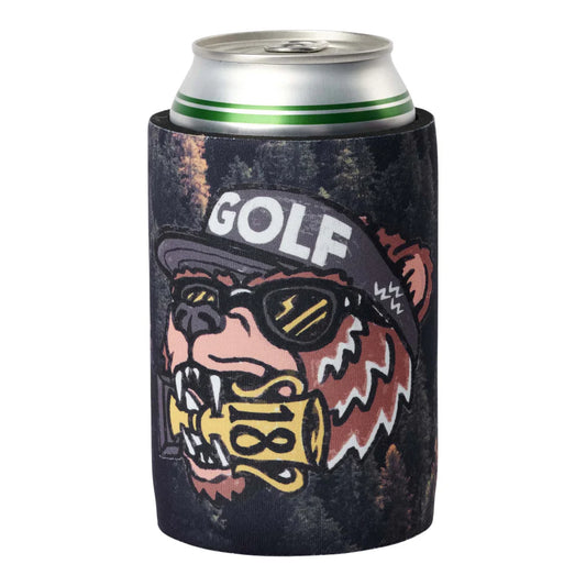 GOLDEN BEAR BEER KOOZIE