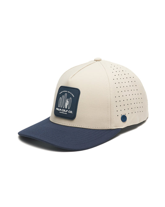 QUIVER SNAPBACK TAN/NAVY