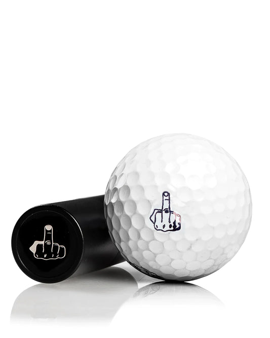 MIDDLE FINGER GOLFBOLLSTÄMPEL