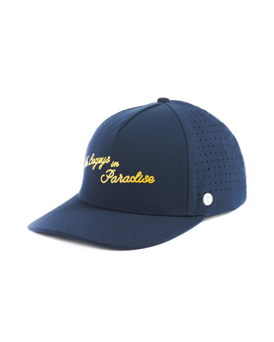 NO BOGEYS IN PARADISE SNAPBACK – NAVY
