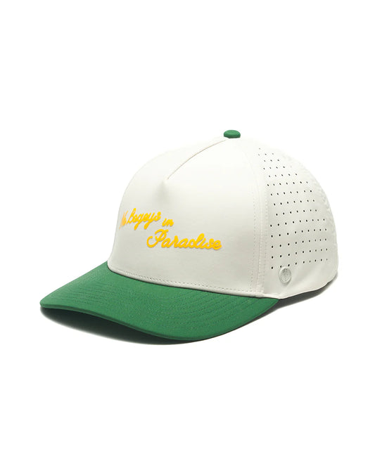 NO BOGEYS IN PARADISE SNAPBACK TAN /GREEN