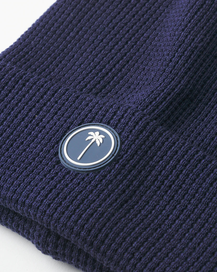 LAZY PALM BEANIE - HARBOR BLUE